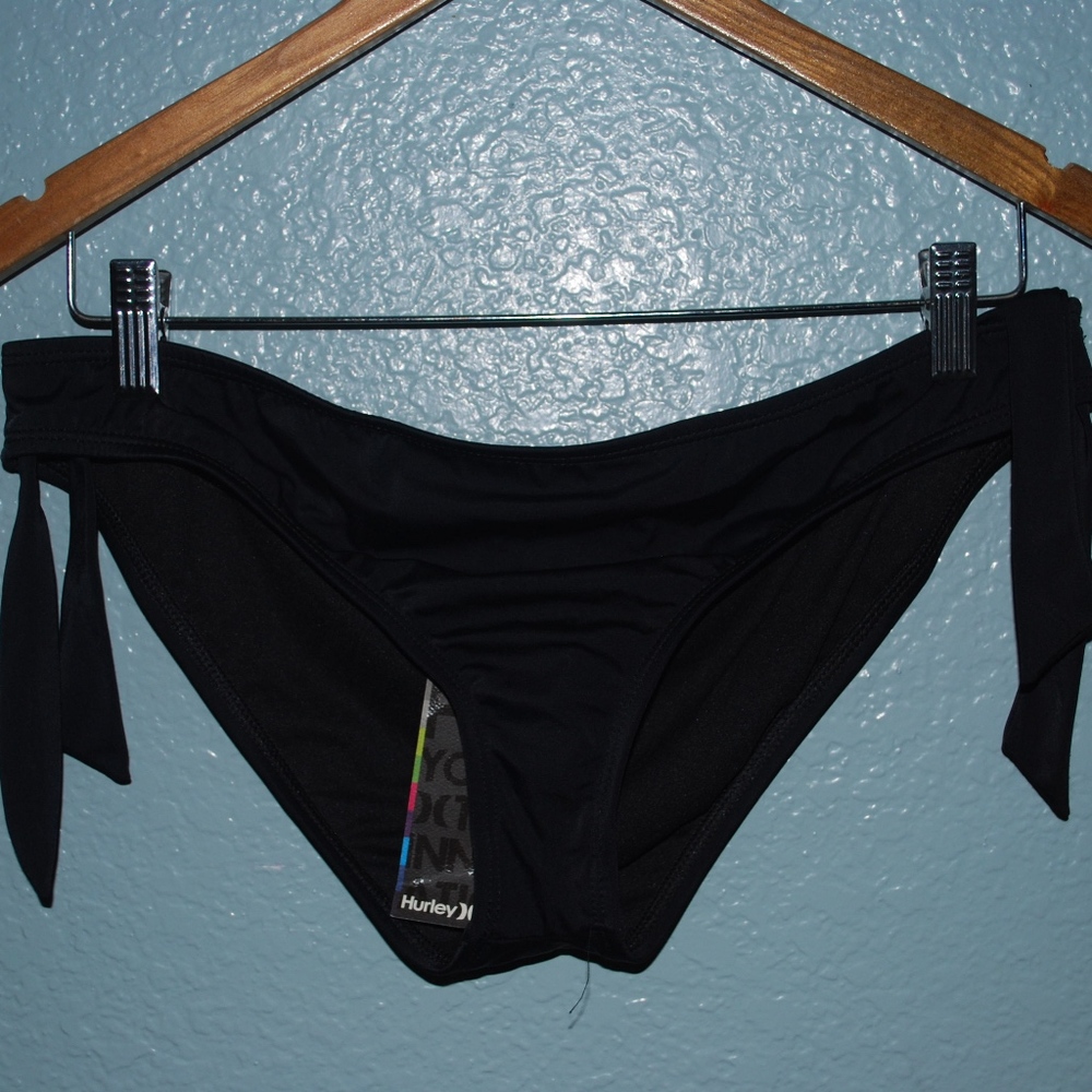 Hurley Black Bikini Bottom